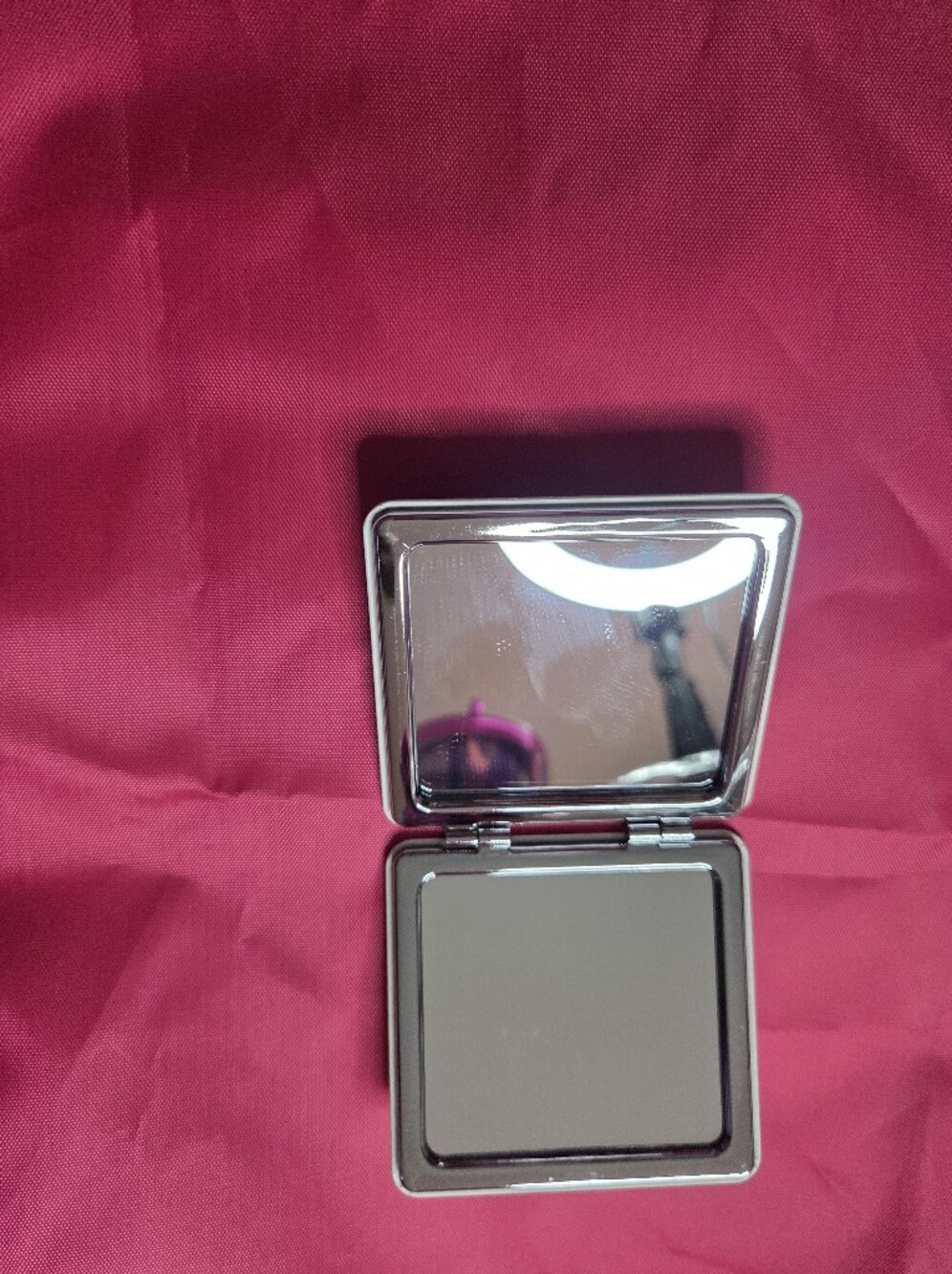 Pink Cherry-Print Compact Mirror - Unbranded - Picture 4 of 4